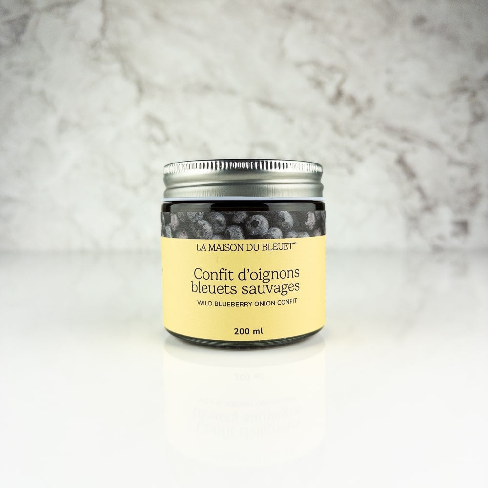 Confit d'oignons aux bleuets sauvages