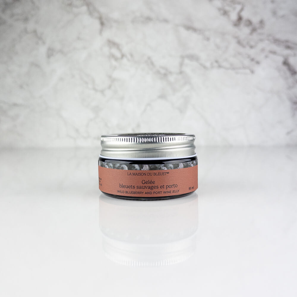 Gelée de porto aux bleuets sauvages