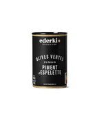 Olives vertes à la farce de piment d'Espelette