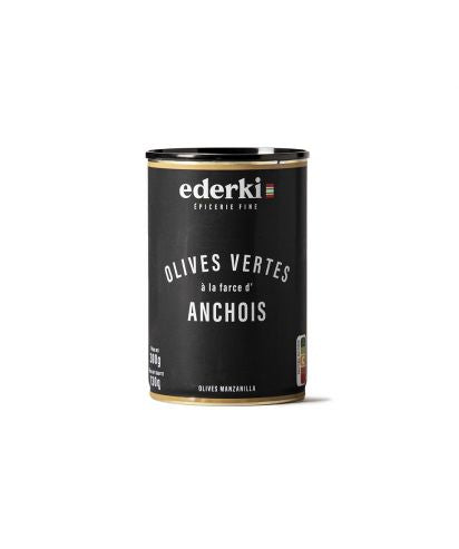 Olives vertes à la farce à la farce d'anchois