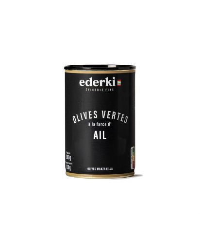 Olives vertes à la farce à la farce d'ail