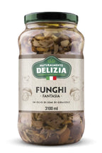 Mélange de champignons marinés