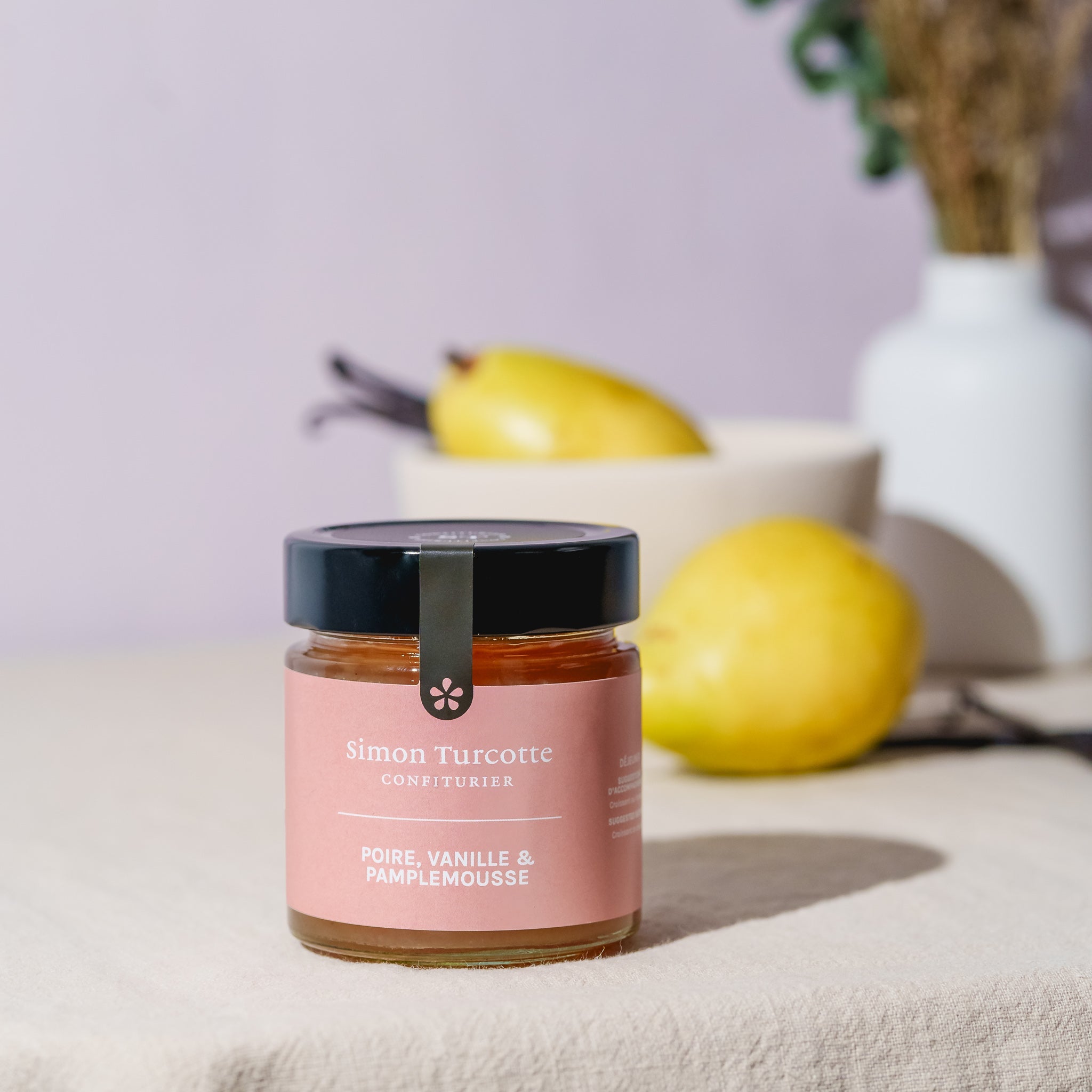 Confiture Poires, vanille et pamplemousse