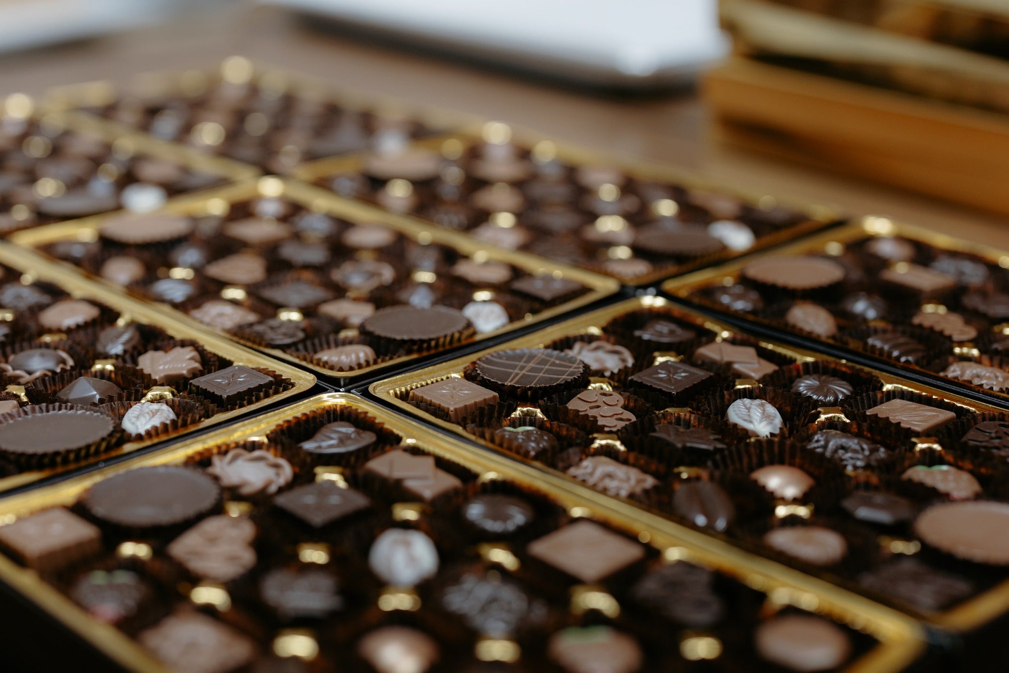 Boîte de chocolats Martine - Noir