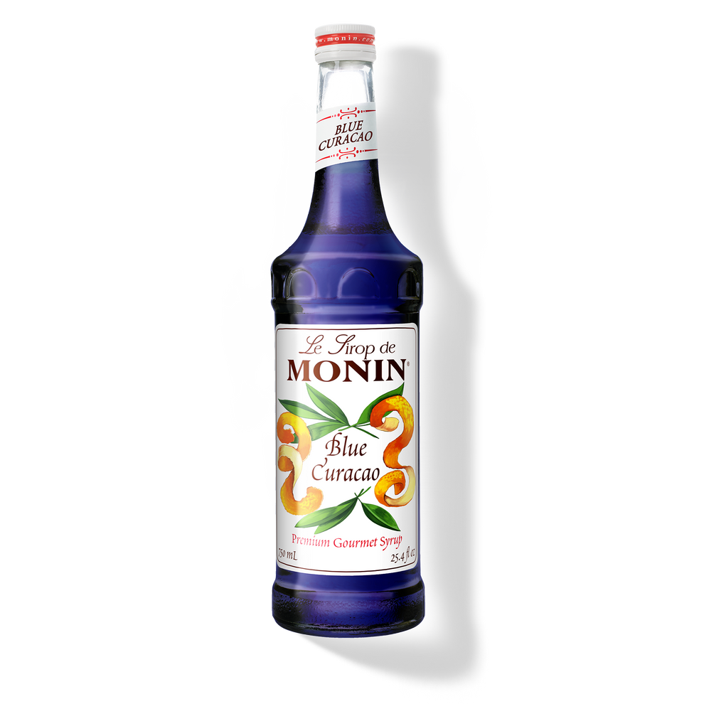 Sirop Monin au curacao bleu (sans alcool)