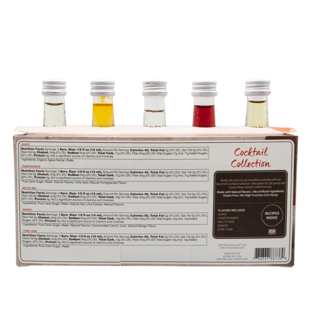 Coffret de sirops à cocktail