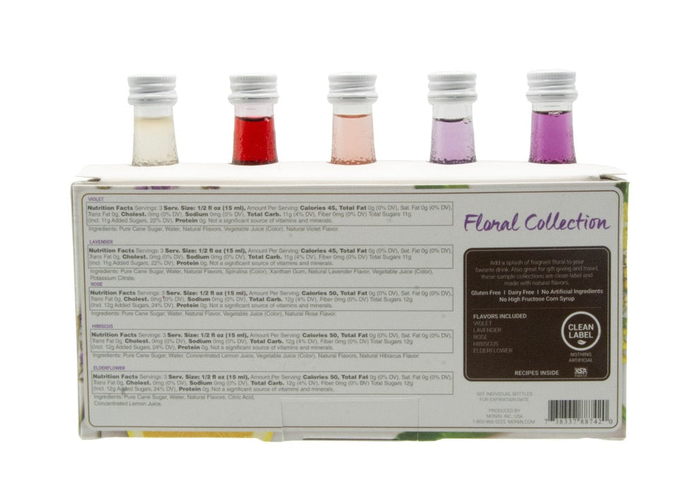 Coffret de sirops floraux