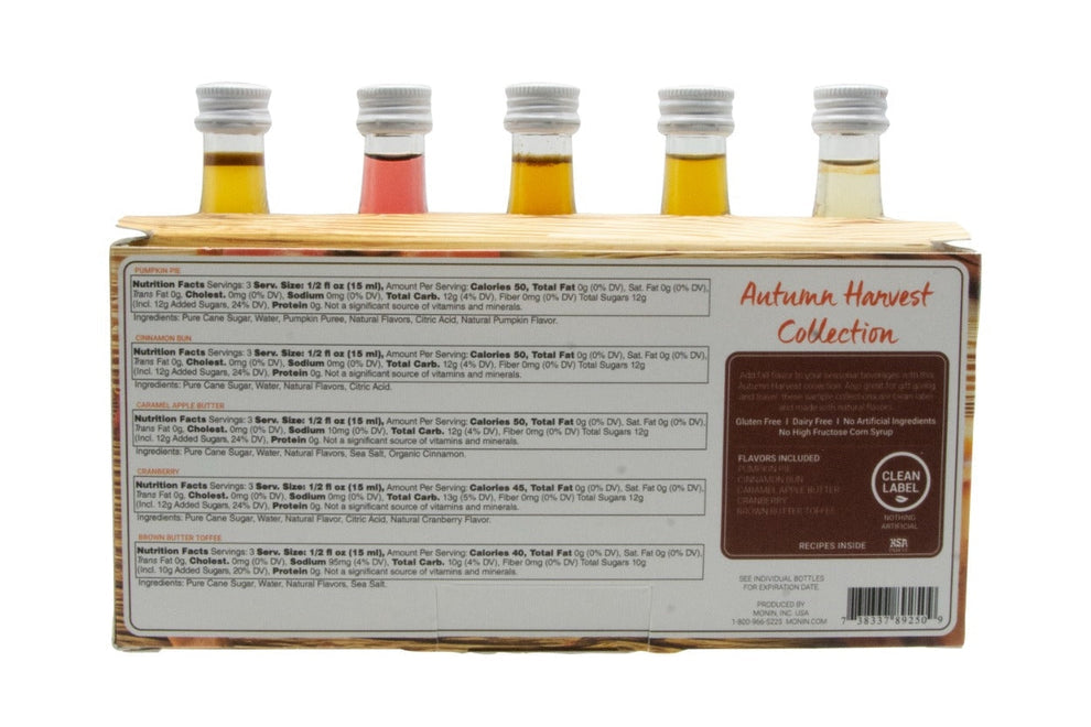 Coffret de sirops d'automnes
