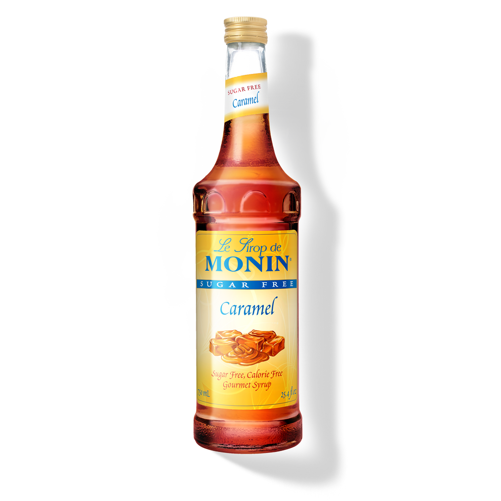 Sirop Monin sans sucre au caramel