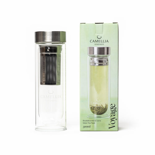 Bouteille à thé en verre