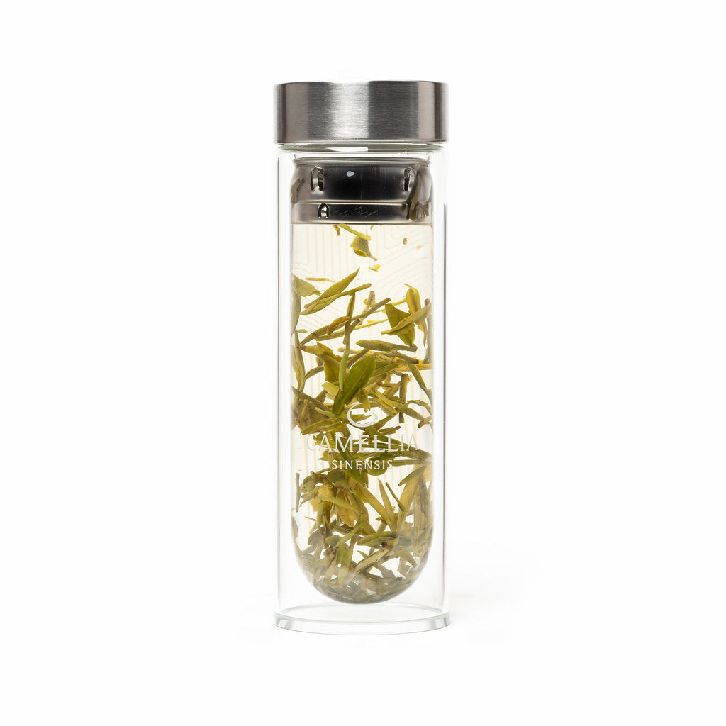 Bouteille à thé en verre