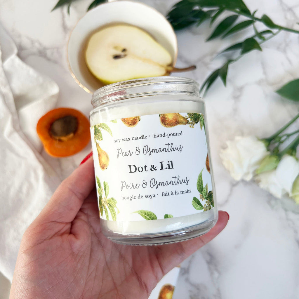 Bougie poire & osmanthus