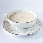 Bougie tasse fleur de riz