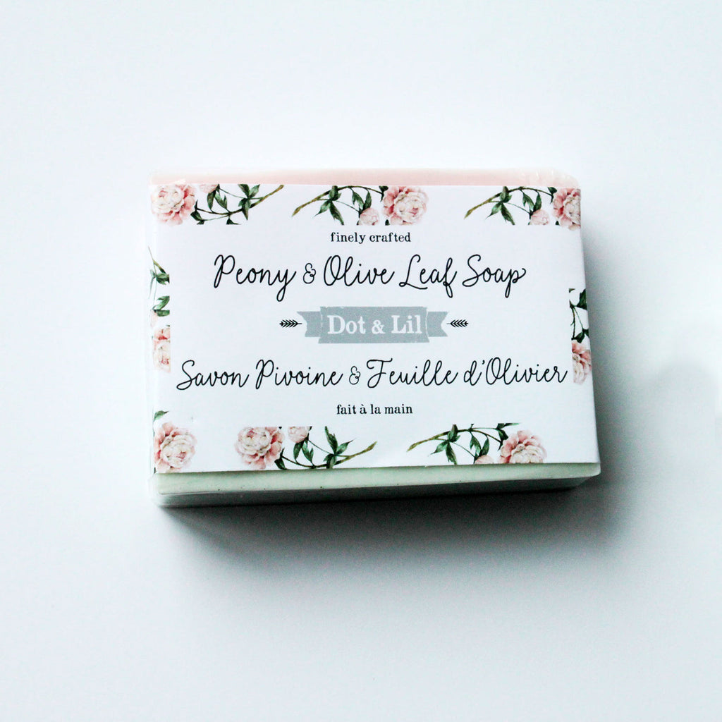 Savon Pivoine & Feuille d'Olivier