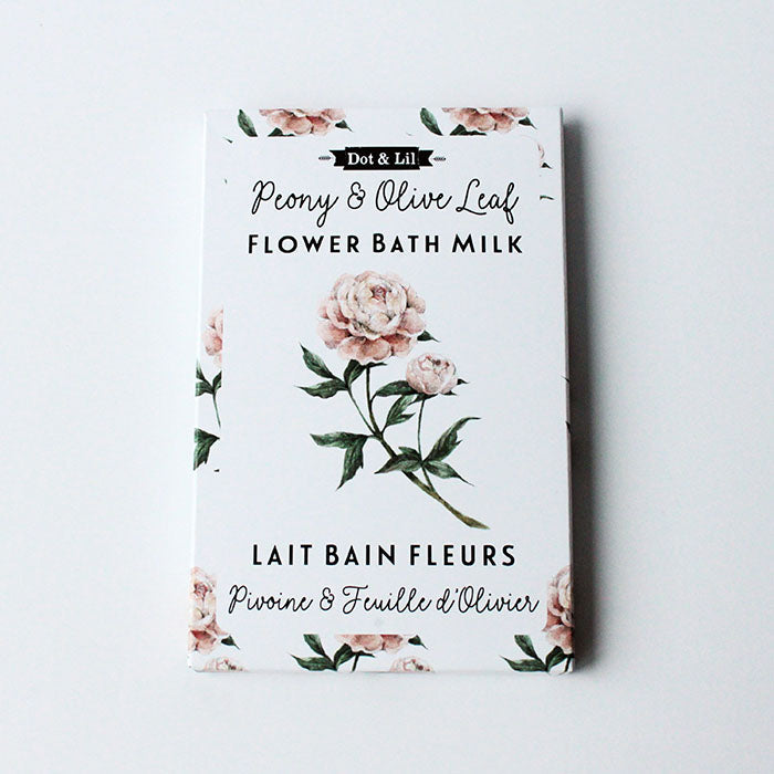 Lait de bain au Pivoine & Feuille d'Olivier