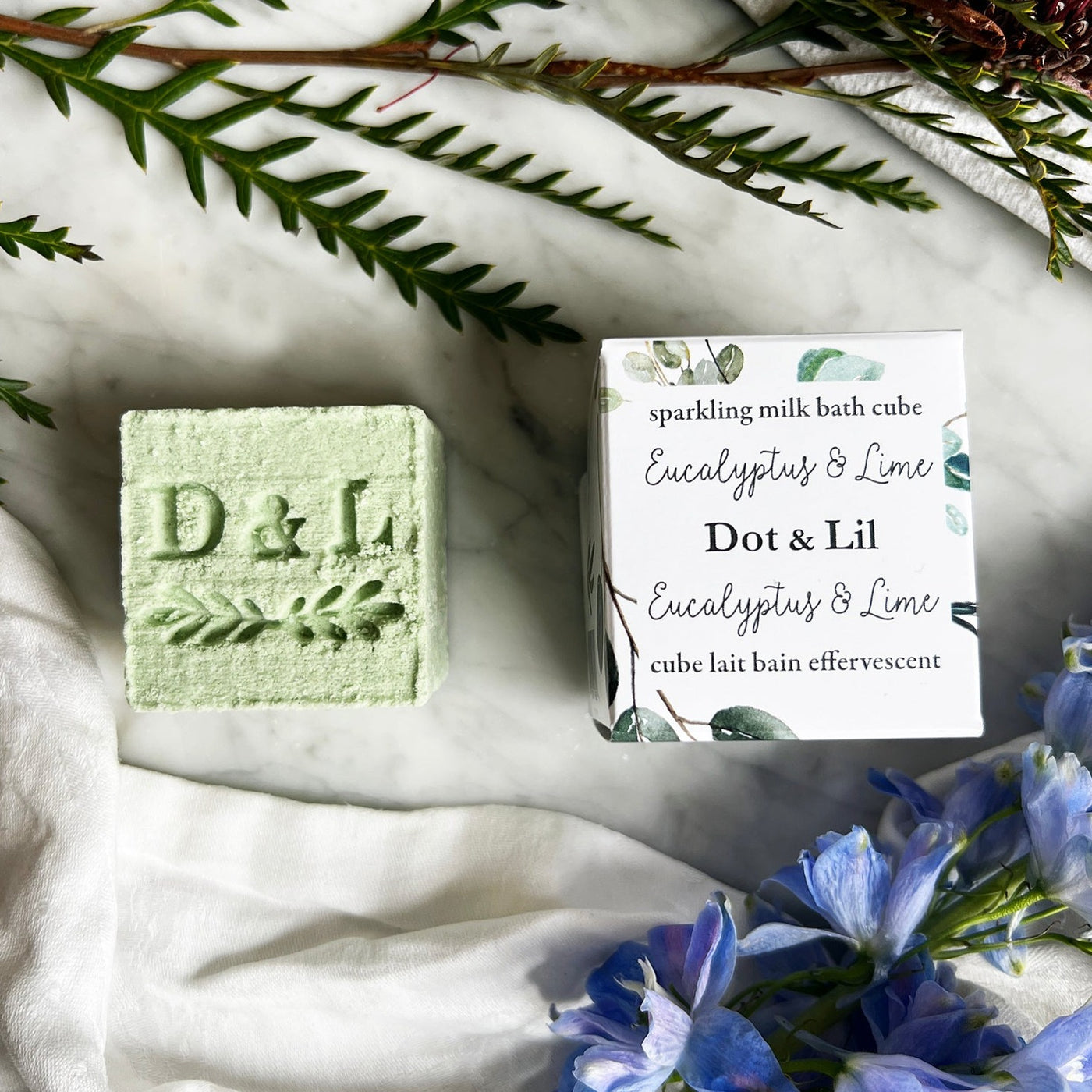 Bombe de bain eucalyptus et lime