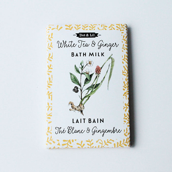 Lait de bain au Thé Blanc & Gingembre