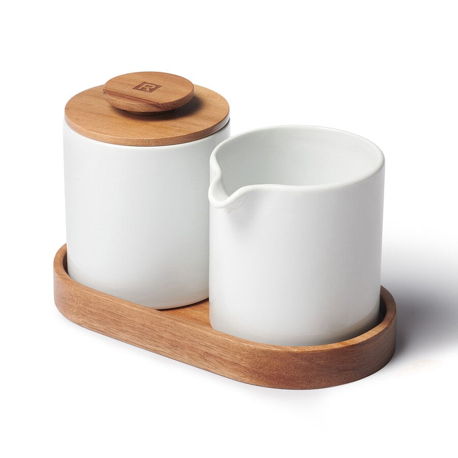 Ensemble pot à crème et sucrier