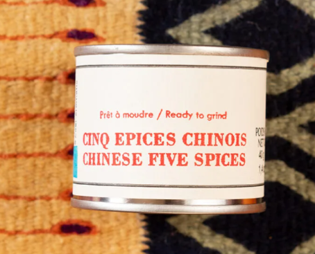 Cinq-épices chinois, Épices de Cru