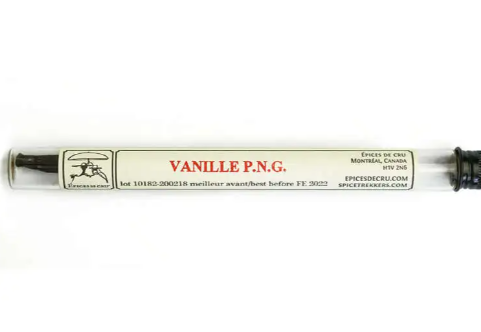 Vanille Papouasie Nouvelle-Guinée (tube), Épices de Cru