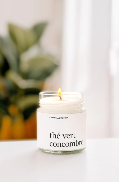 Chandelle de soya -Thé vert concombre