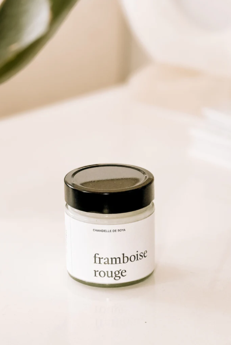 Chandelle de soya -Framboise rouge