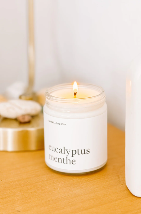 Chandelle de soya - Eucalyptus menthe