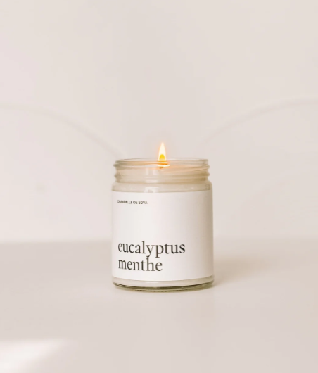 Chandelle de soya - Eucalyptus menthe