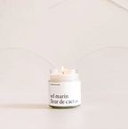 Chandelle de soya - Sel marin fleur de cactus