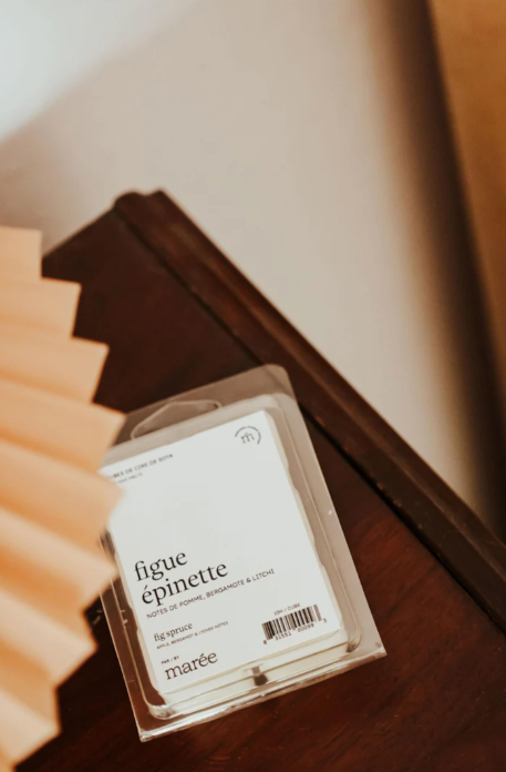 Cubes de cire de soya  - Figue épinette