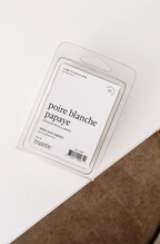Cubes de cire de soya  - Poire blanche papaye