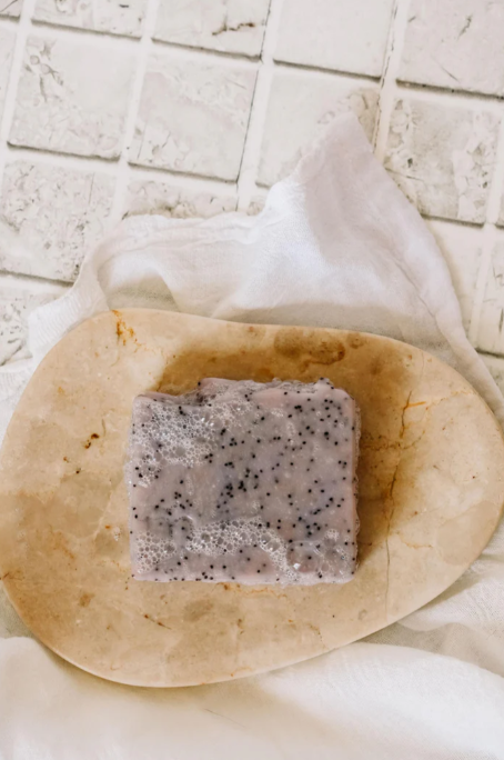 Savon pour le corps exfoliant - Lavande sauge