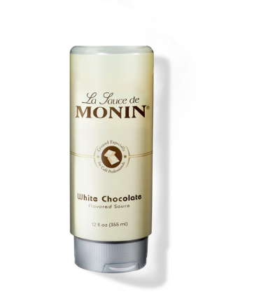 Sauce coulis au chocolat blanc
