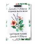 Lait de bain à la lavande et hibiscus