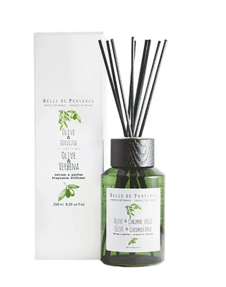 Diffuseur à rotang- Olive Concombre et Basilic