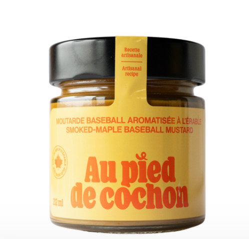 Moutarde Baseball à l'érable fumé