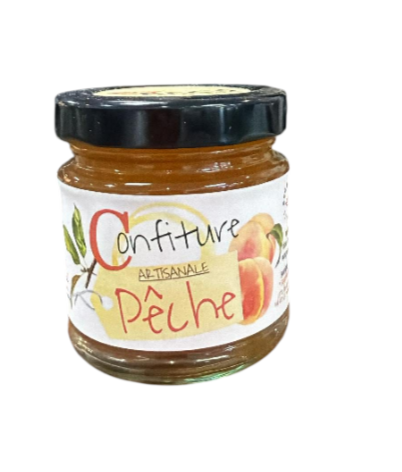 Confiture de pêches Ontariennes et érable