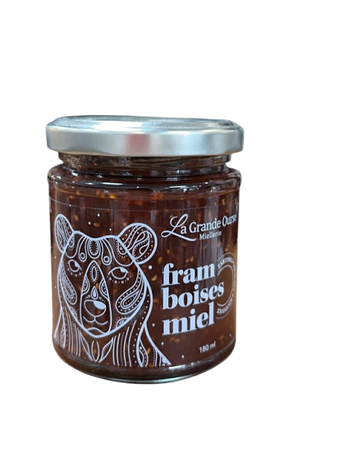 Tartinade de miel et framboises