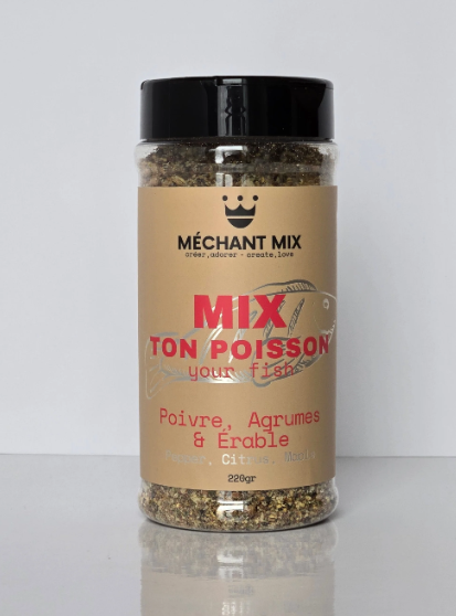 Épices méchant mix- Poivre, Agrumes & Érable