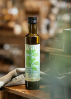 Huile d'olive extra vierge au basilic