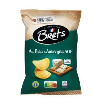 Chips ondulées au bleu d’Auvergne AOP