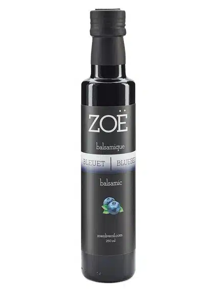 Vinaigre balsamique blanc Zoe infusé au bleuet