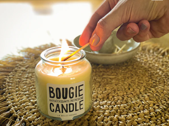 Bougie rafraîchissante