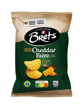 Chips ondulées au Cheddar Bière