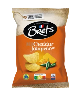 Chips ondulées au cheddar Jalapeño