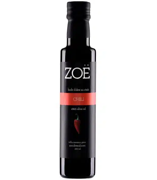Huile d'olive Zoe infusée au chili