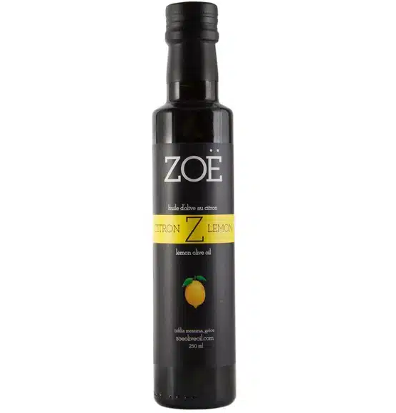 Huile d'olive Zoe infusée au citron