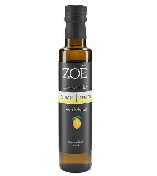 Vinaigre balsamique blanc Zoe infusé au citron