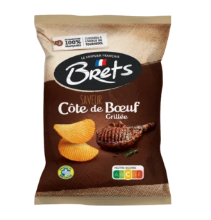 Chips ondulées à la Côte de Boeuf grillée