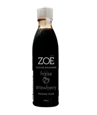 Crème balsamique foncé Zoe à la fraise